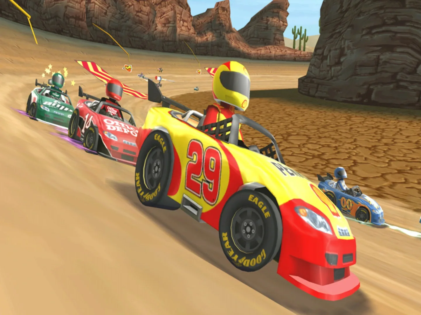 Captura de pantalla - NASCAR Kart Racing