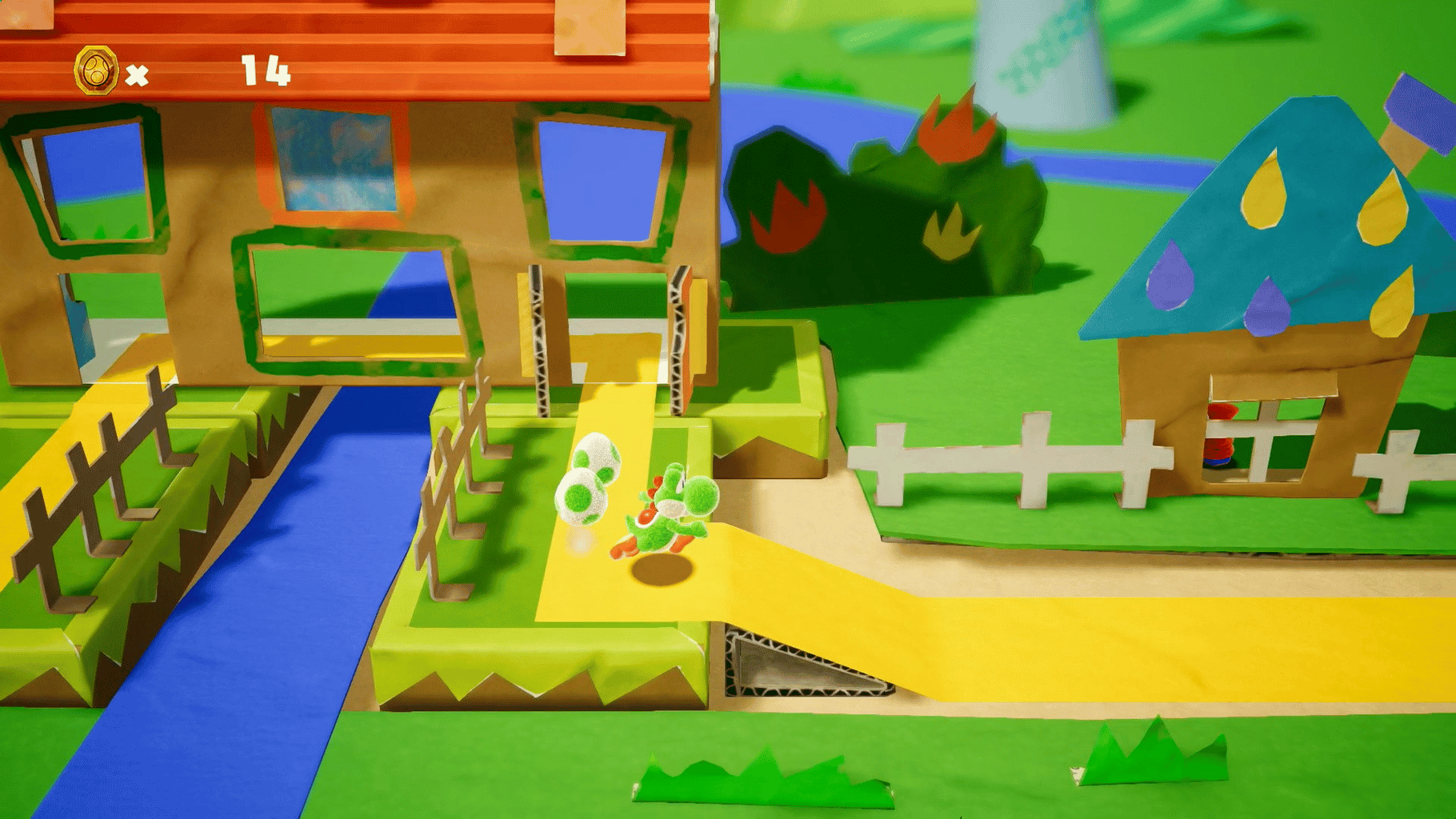 Yoshi's Crafted World screenshot