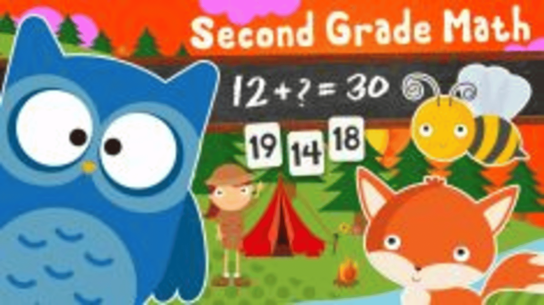 123 Animal Second Grade Math for Kids Cover