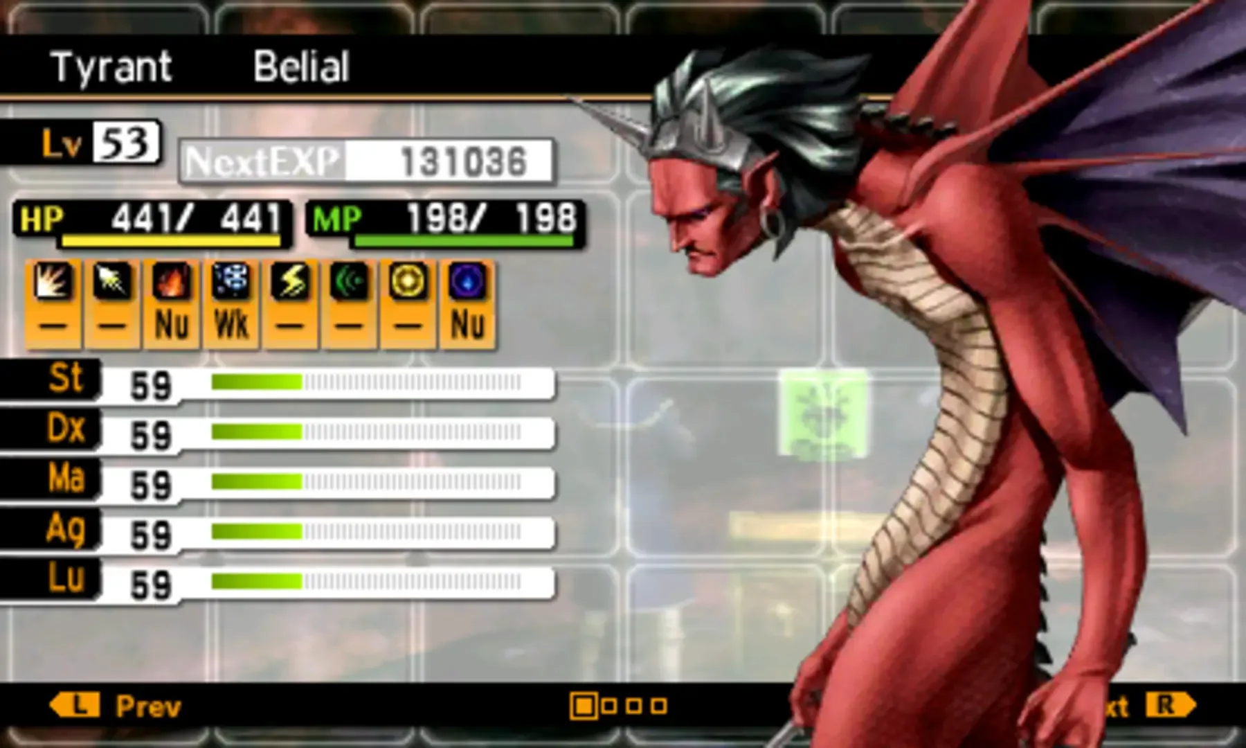 Captura de pantalla - Shin Megami Tensei IV