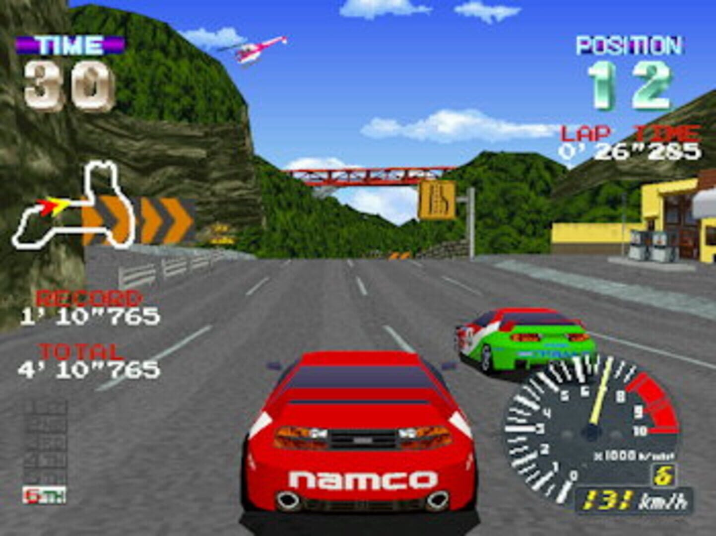 Captura de pantalla - Ridge Racer Revolution