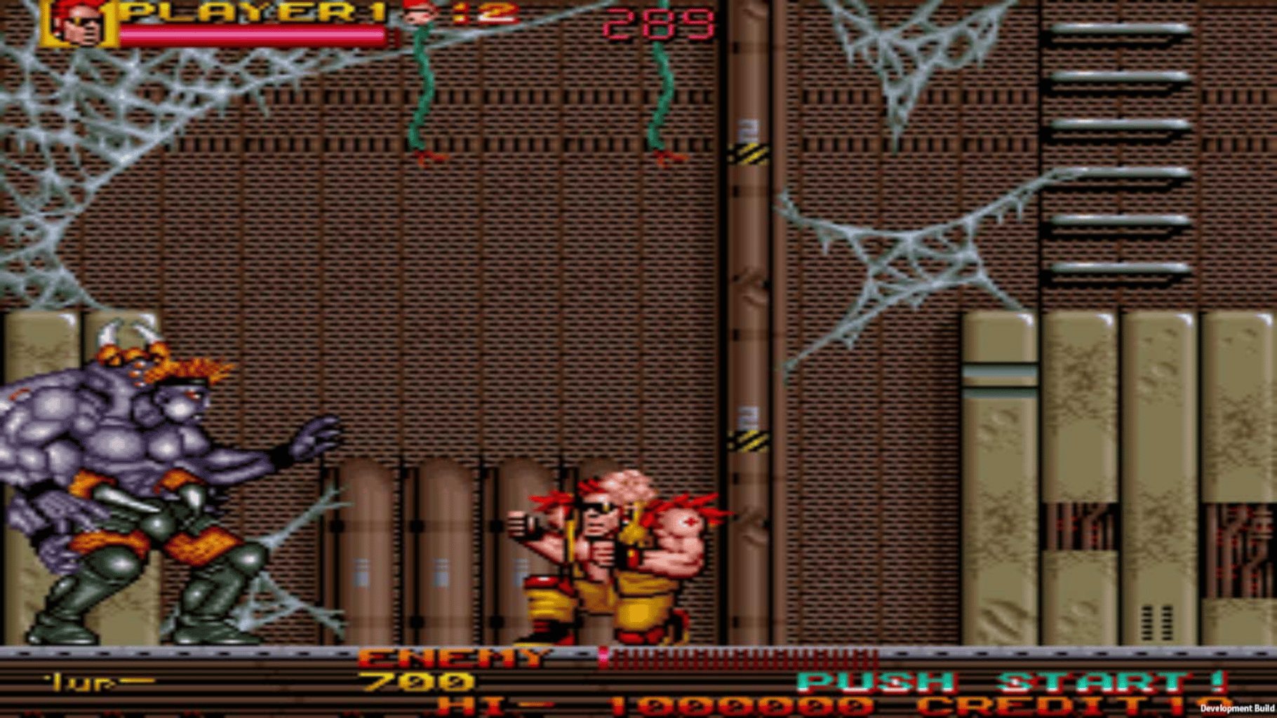 Johnny Turbo's Arcade: Two Crude Dudes screenshot