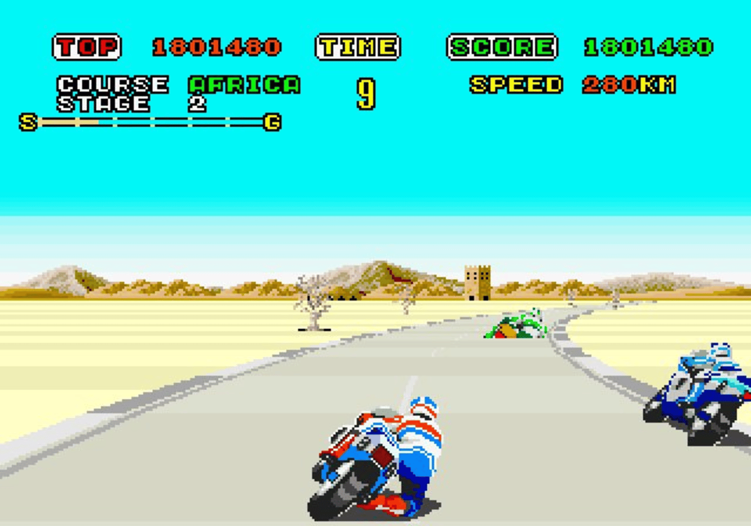 Super Hang-On screenshot