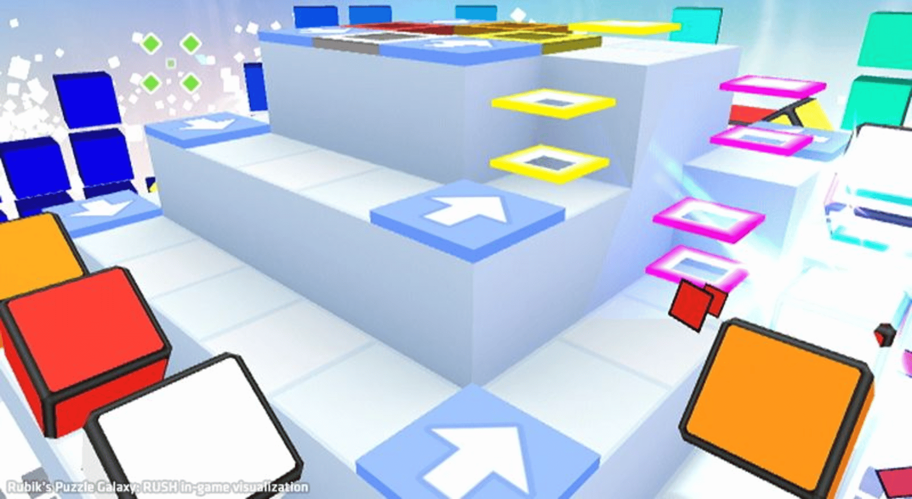 Rubik's Puzzle Galaxy: Rush screenshot