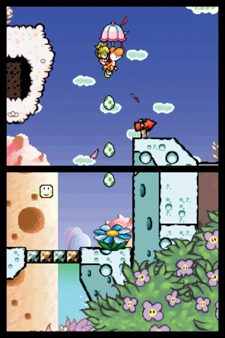Captura de pantalla - Yoshi's Island DS