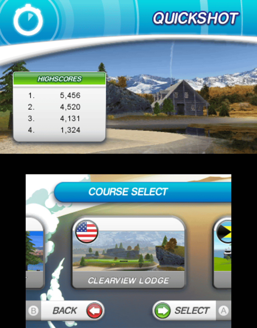 Flick Golf 3D screenshot