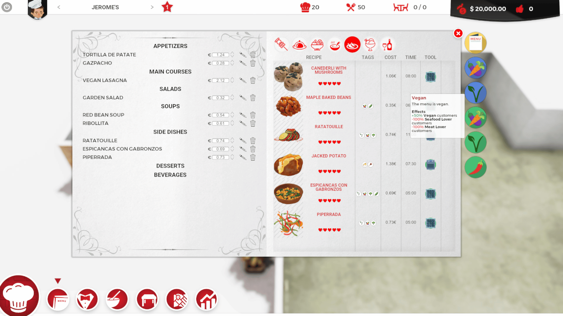 Chef: A Restaurant Tycoon Game screenshot