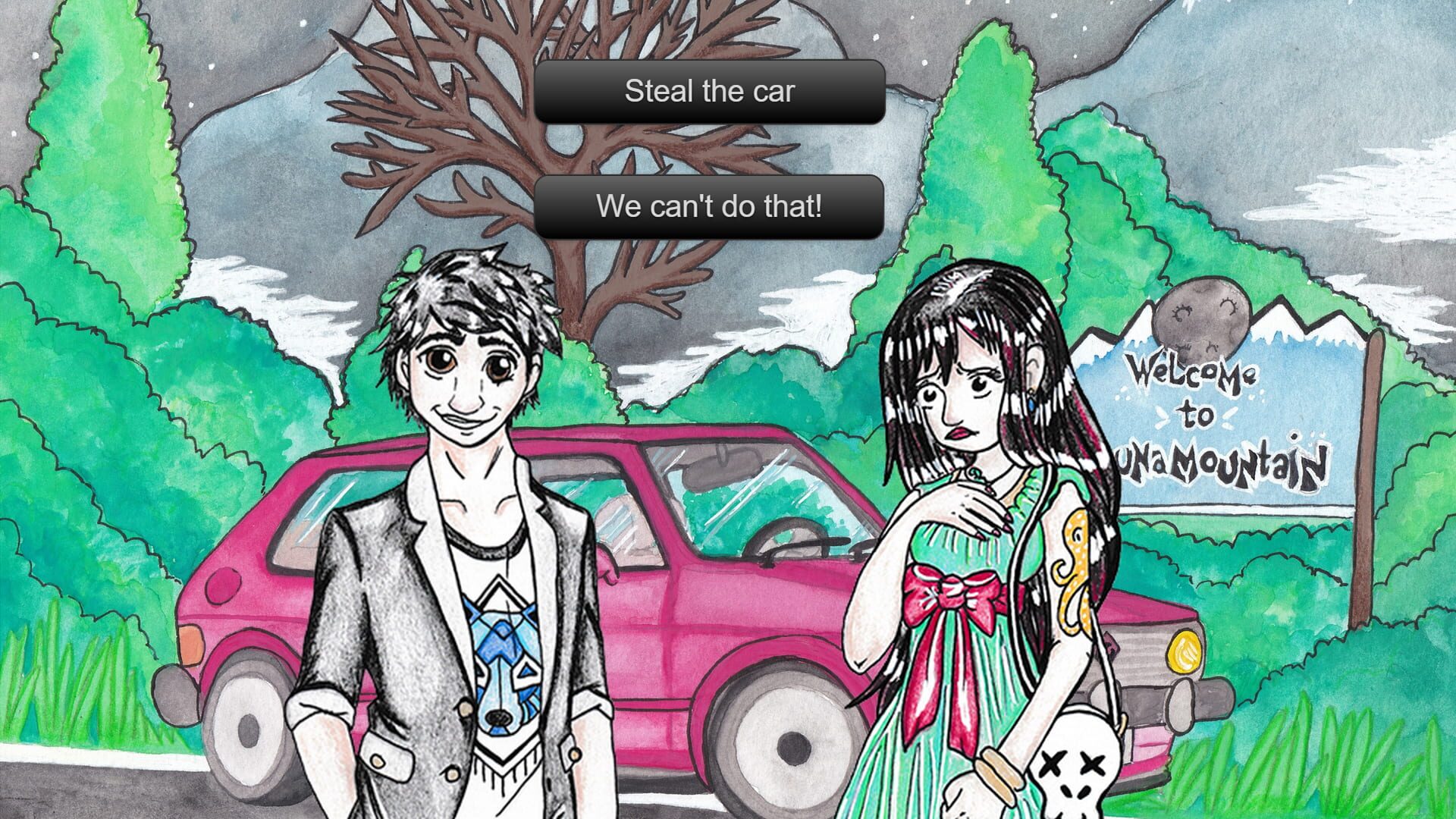 Let's Split Up (A Visual Novel) - Screenshot