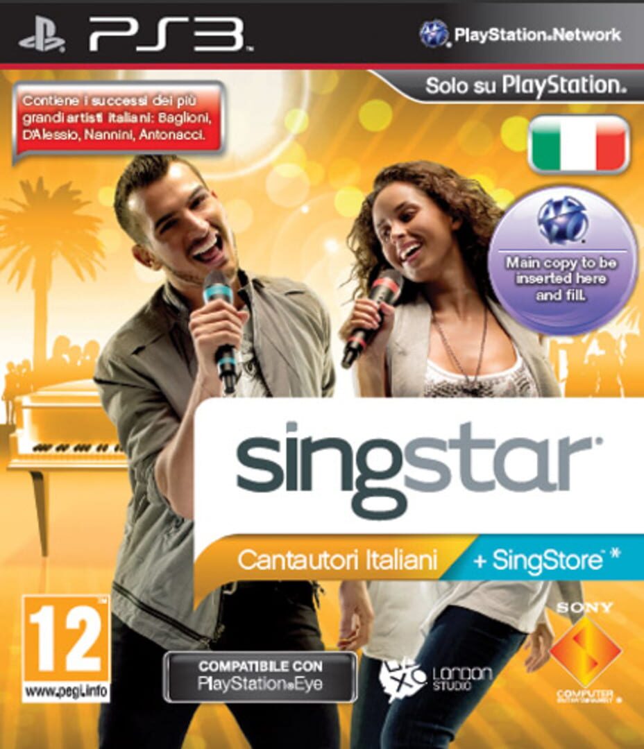 SingStar: Cantautori Italiani (2007)