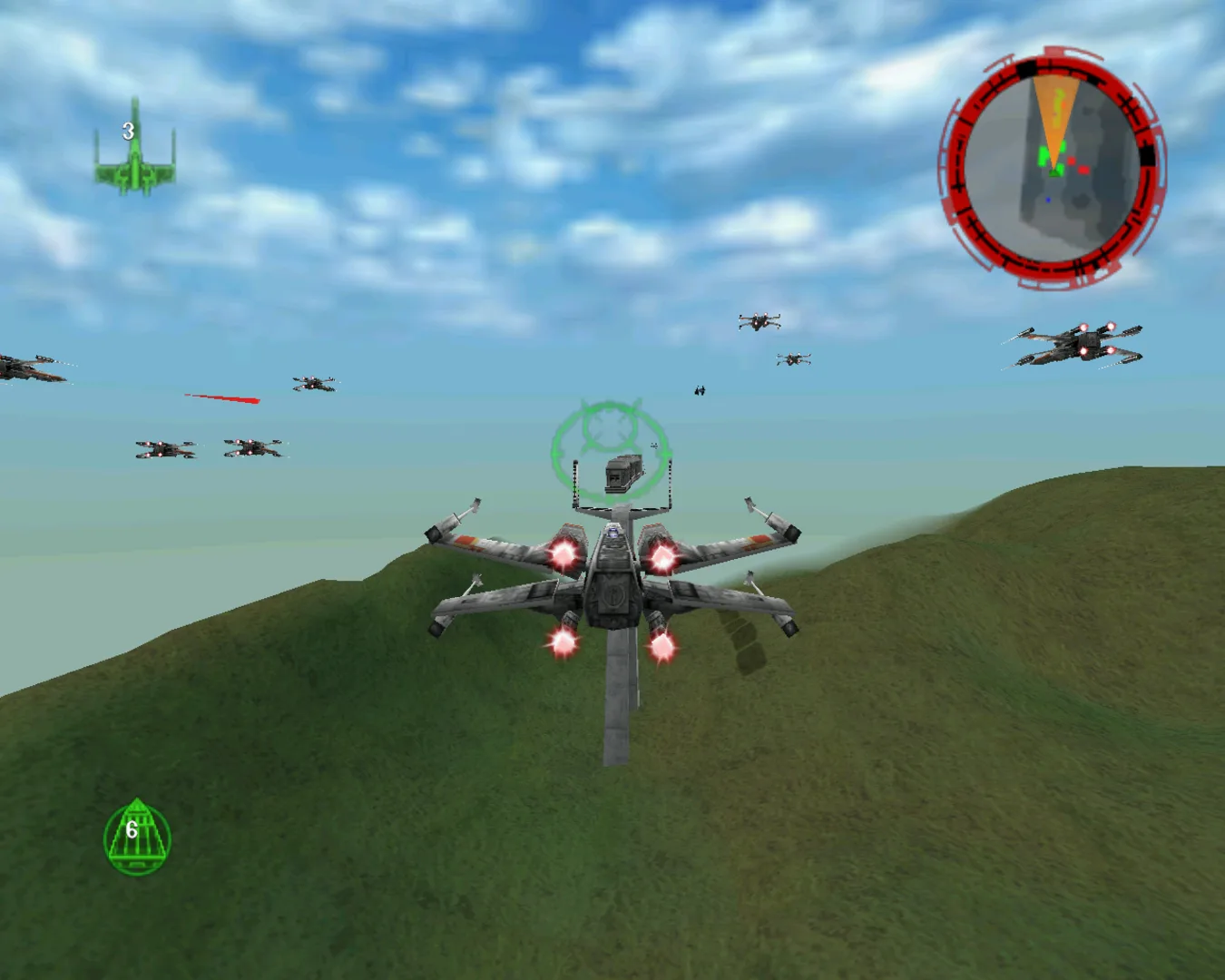 Captura de pantalla - Star Wars: Rogue Squadron