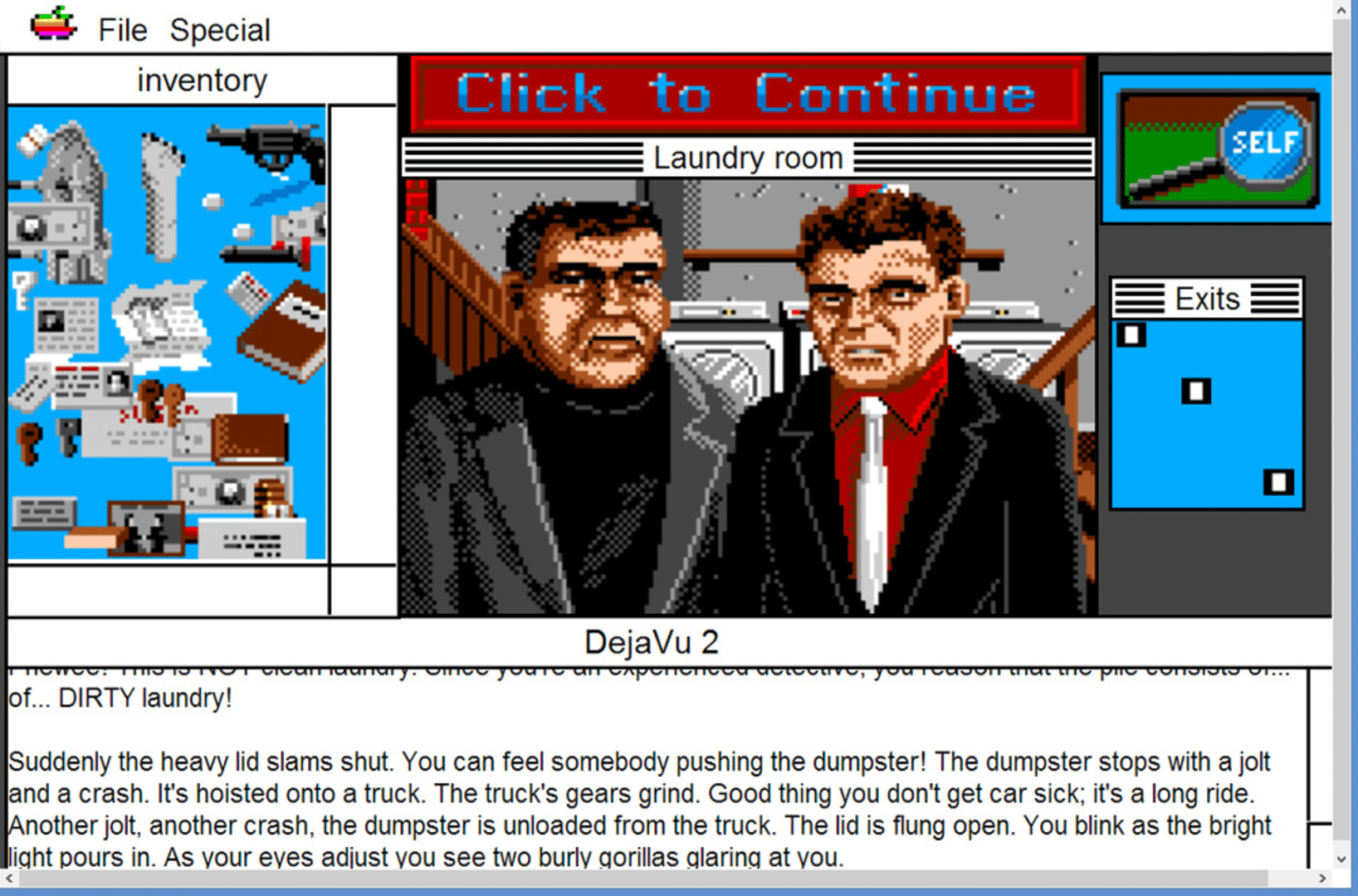 Deja Vu II: MacVenture Series screenshot