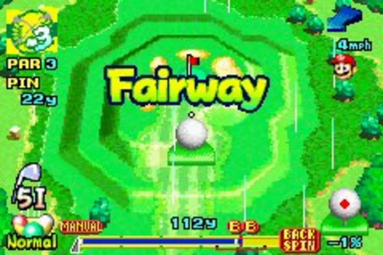 Captura de pantalla - Mario Golf: Advance Tour