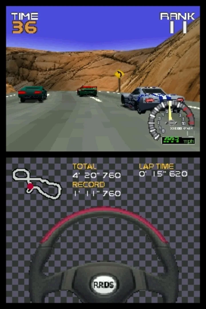 Captura de pantalla - Ridge Racer DS