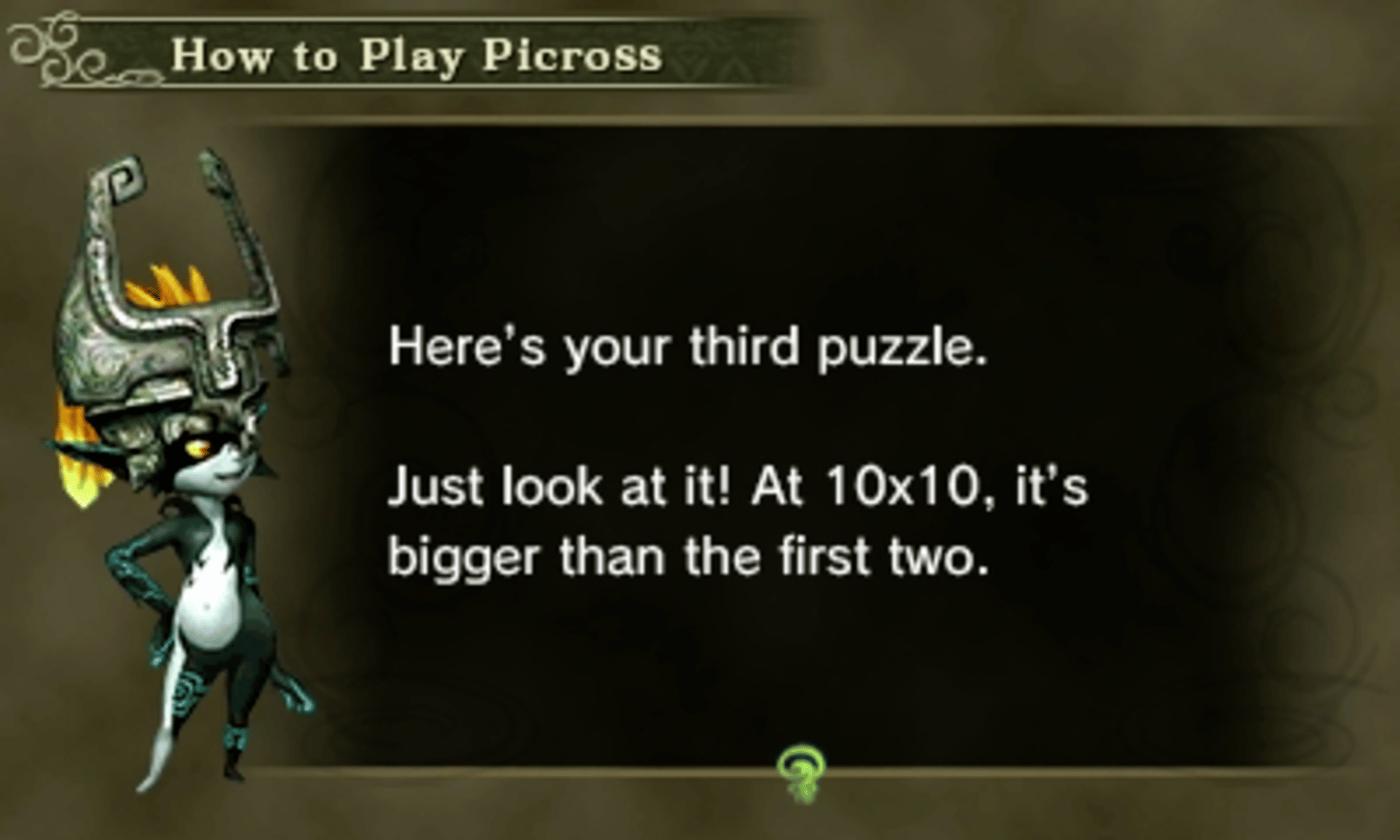 My Nintendo Picross: The Legend of Zelda Twilight Princess screenshot