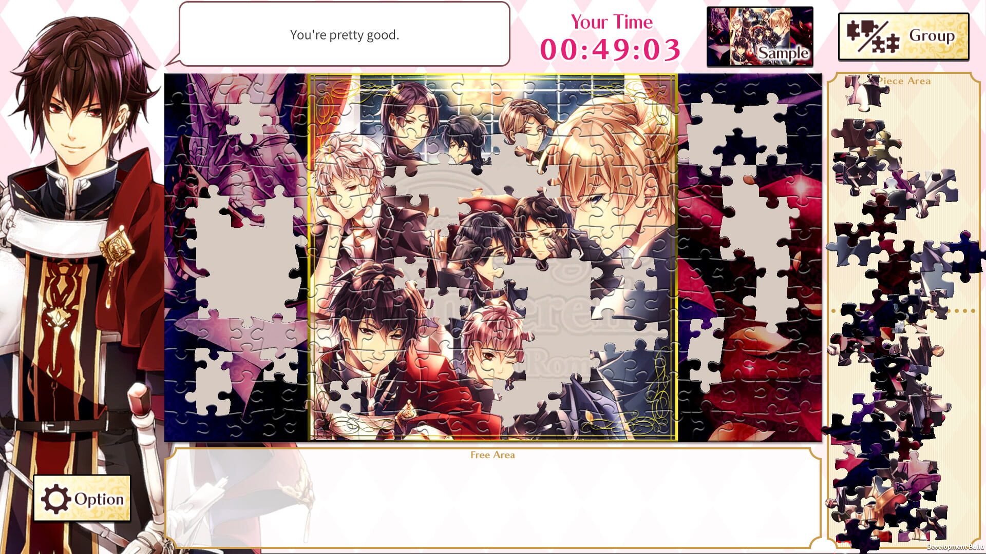 Otome Romance Jigsaws - Midnight Cinderella & Destined to Love - Screenshot