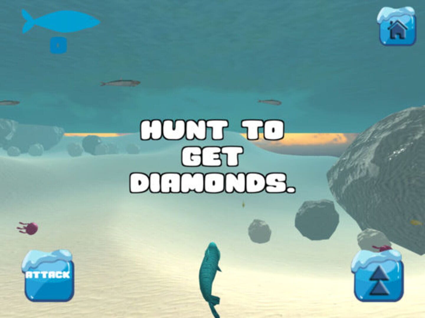 Explore Fish Feeding and Grow - Screenshot