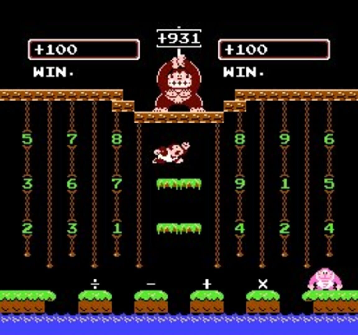 Captura de pantalla - Donkey Kong Jr. Math