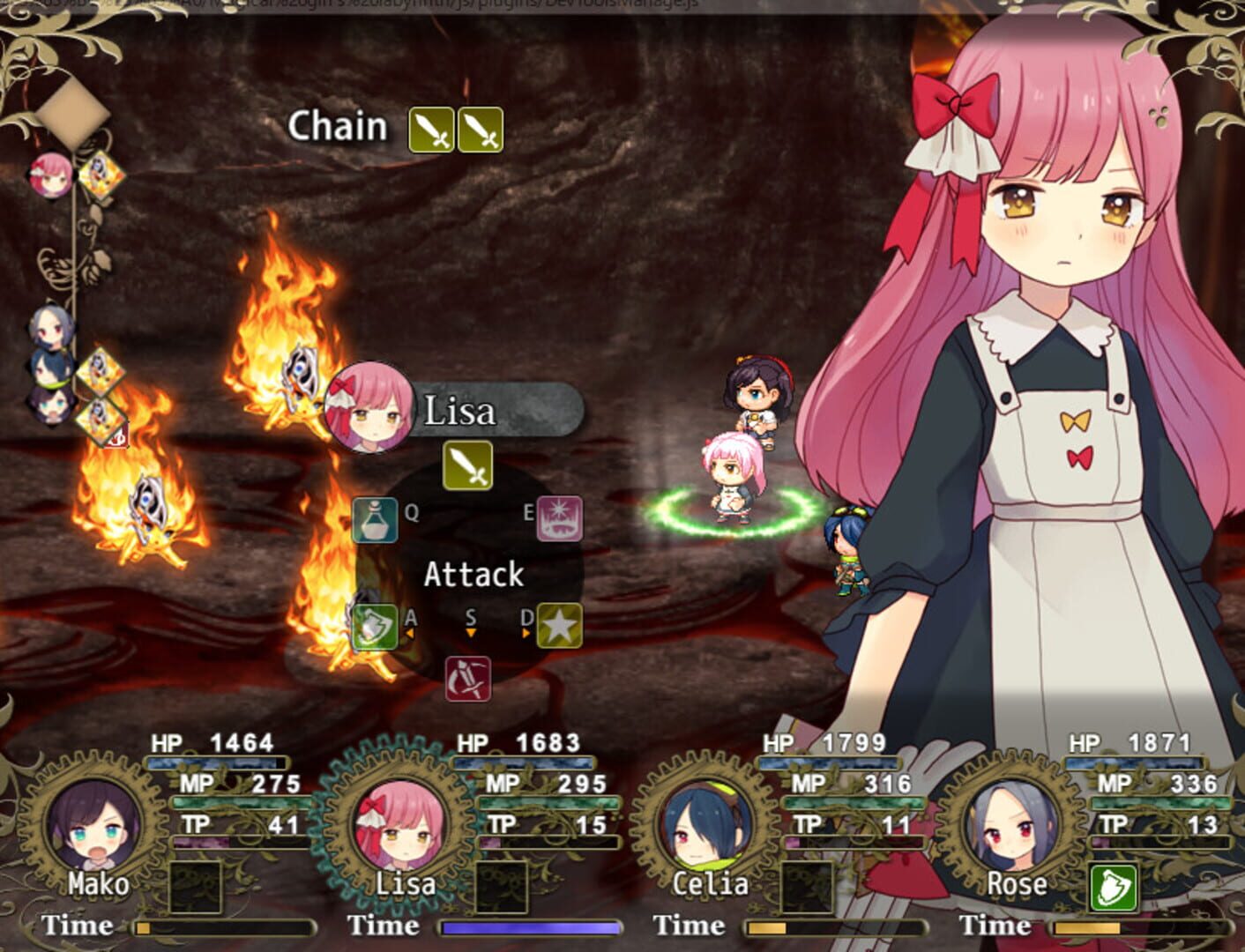 Magical girl's labyrinth - Screenshot