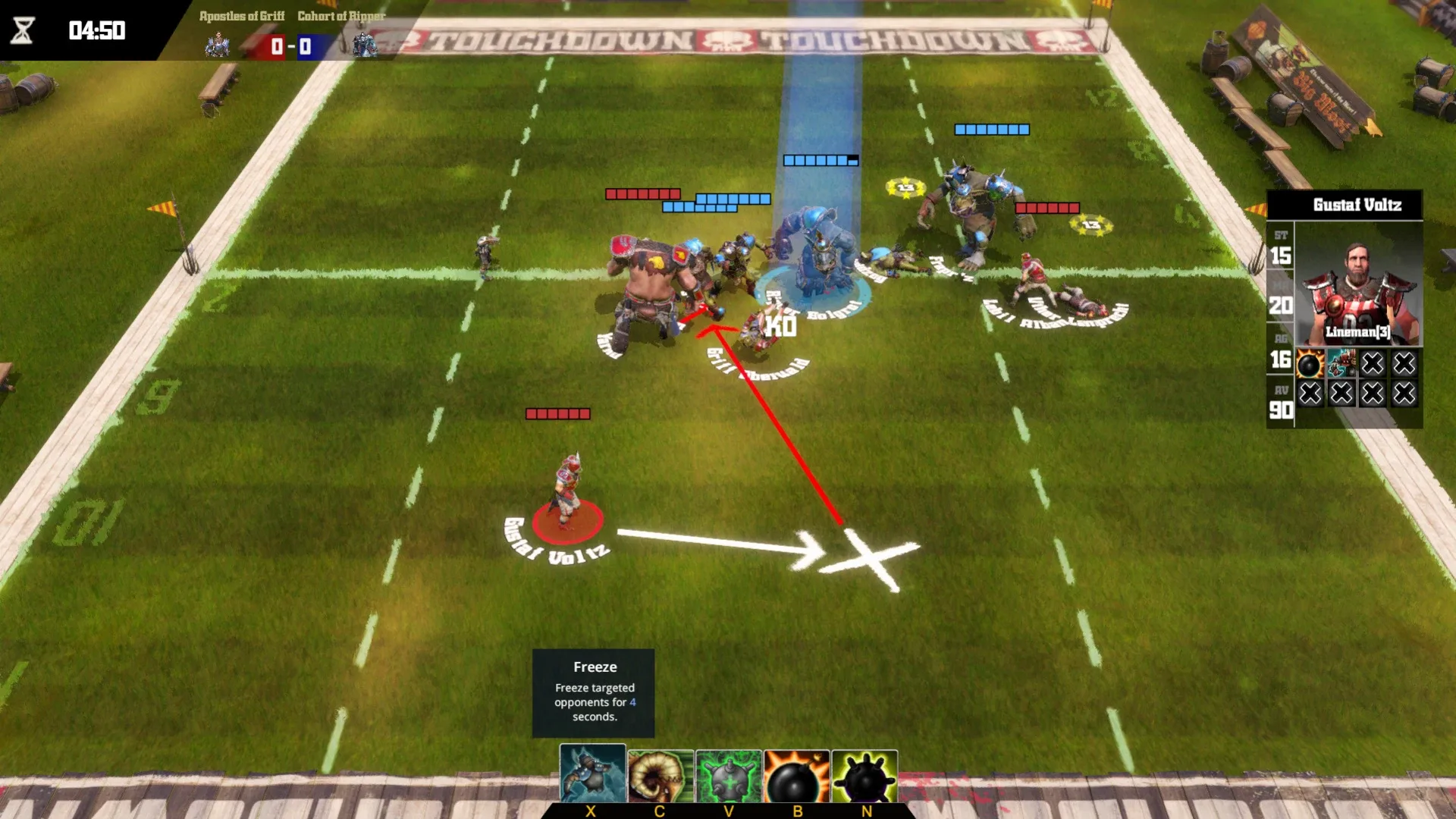 Captura de pantalla - Blood Bowl: Death Zone