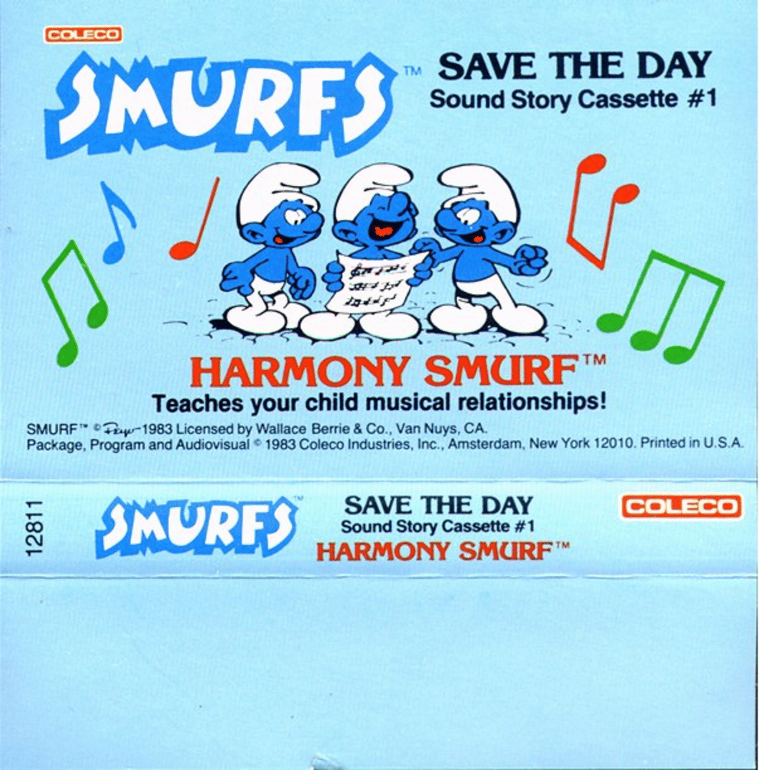 Smurfs Save the Day: Harmony Smurf Cover