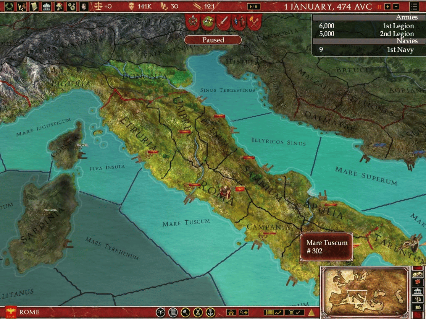 Europa Universalis: Rome - Gold Edition screenshot