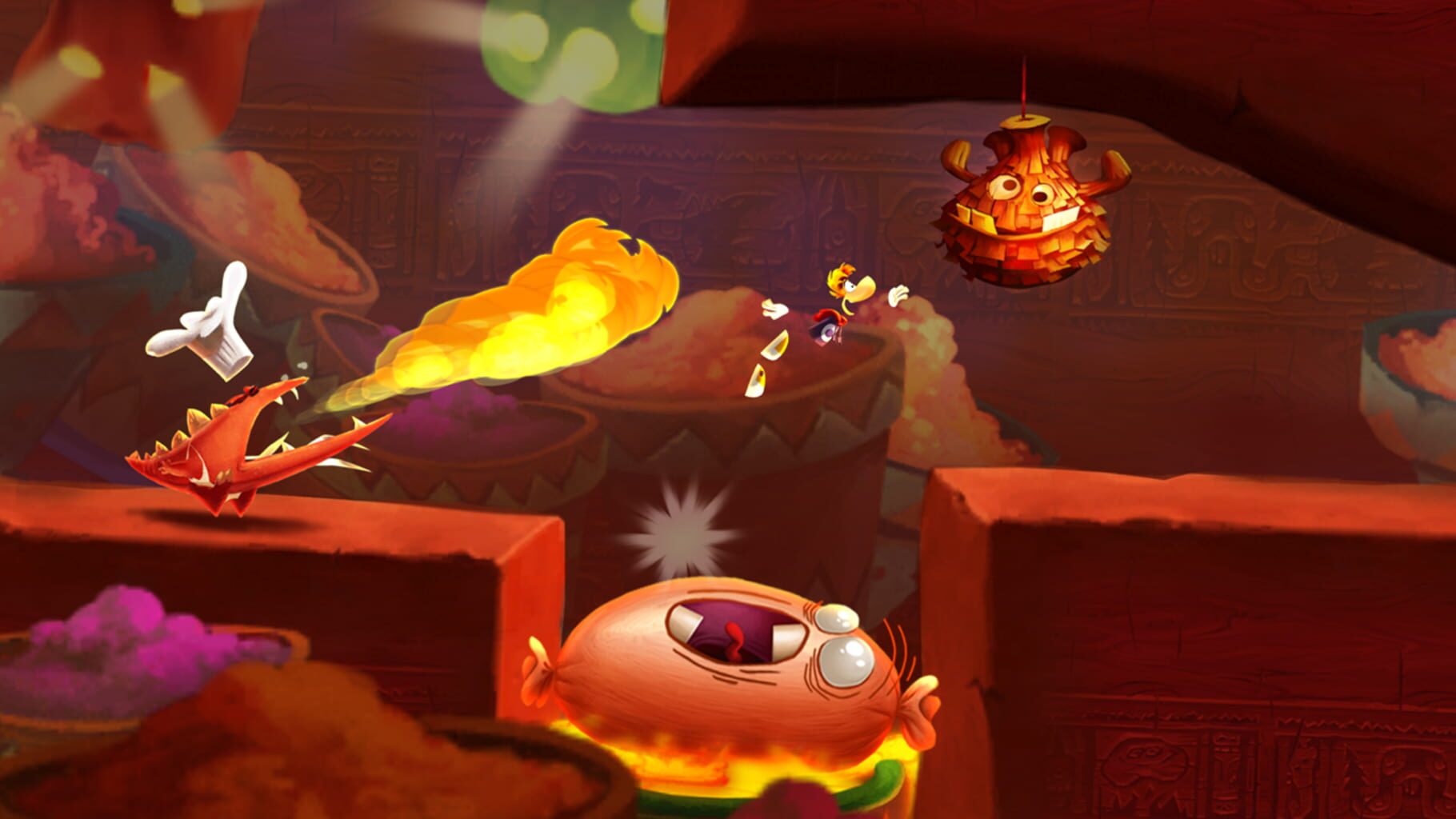 Rayman Fiesta Run screenshots