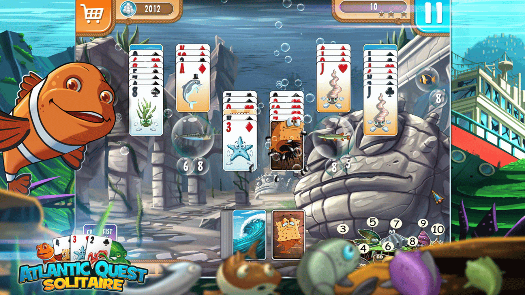 Atlantic Quest Solitaire screenshot