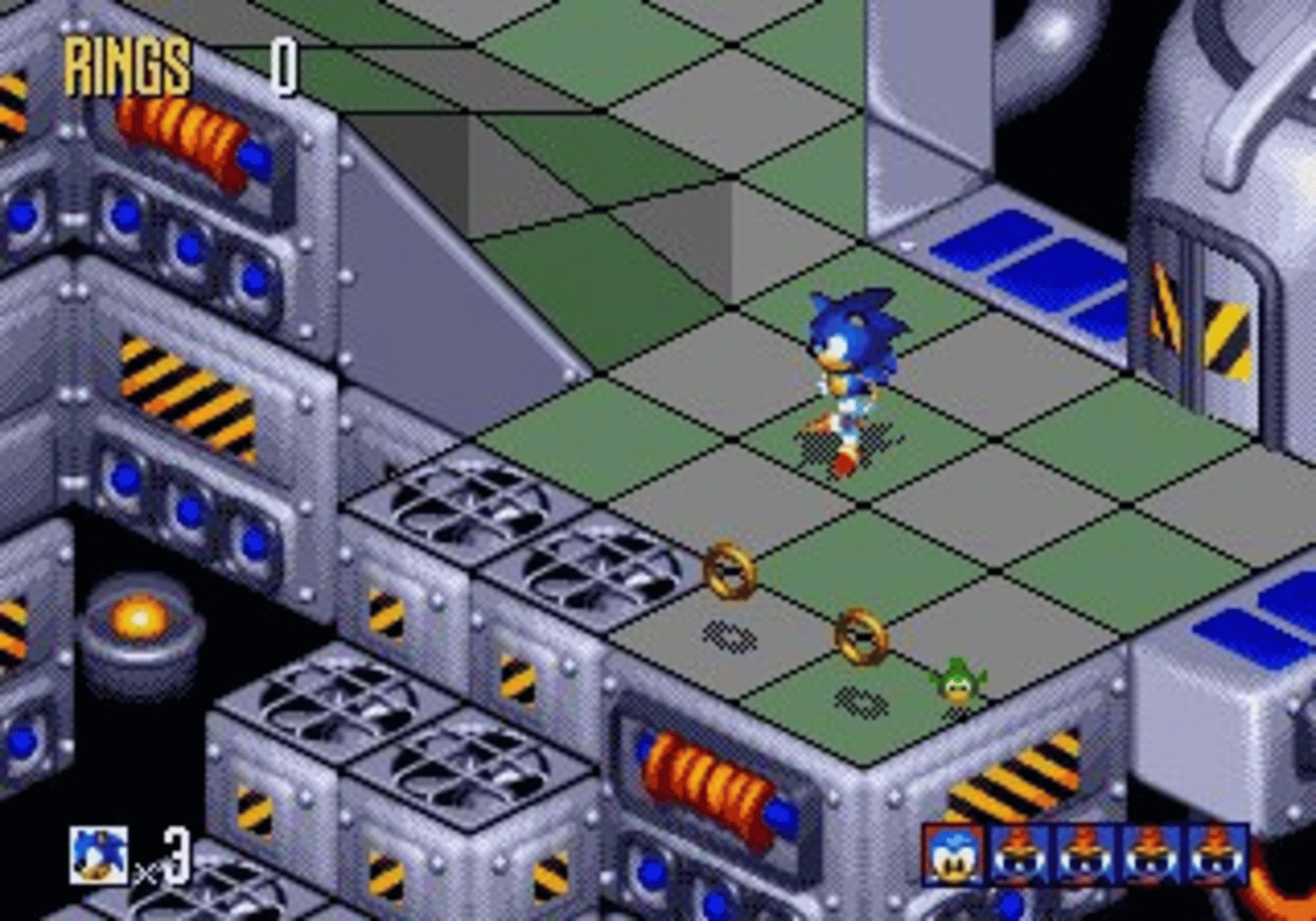 Sonic 3D Blast screenshot