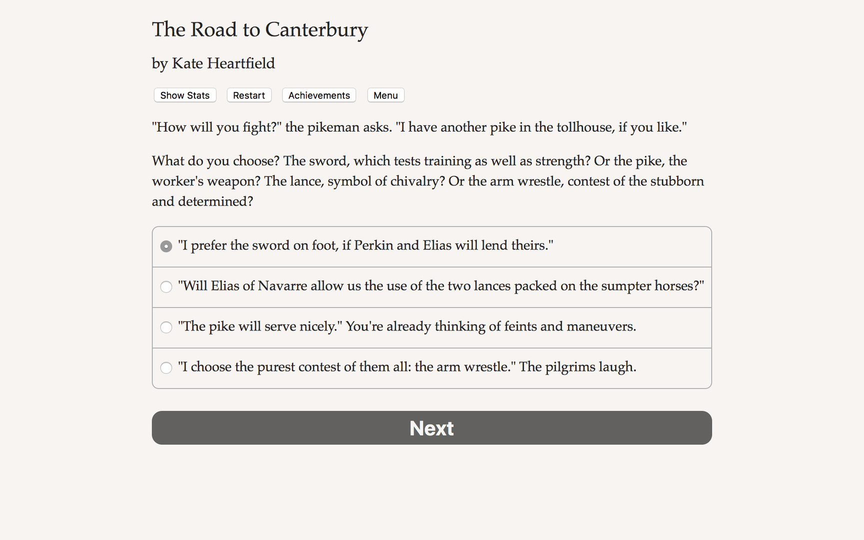 The Road to Canterbury screenshot