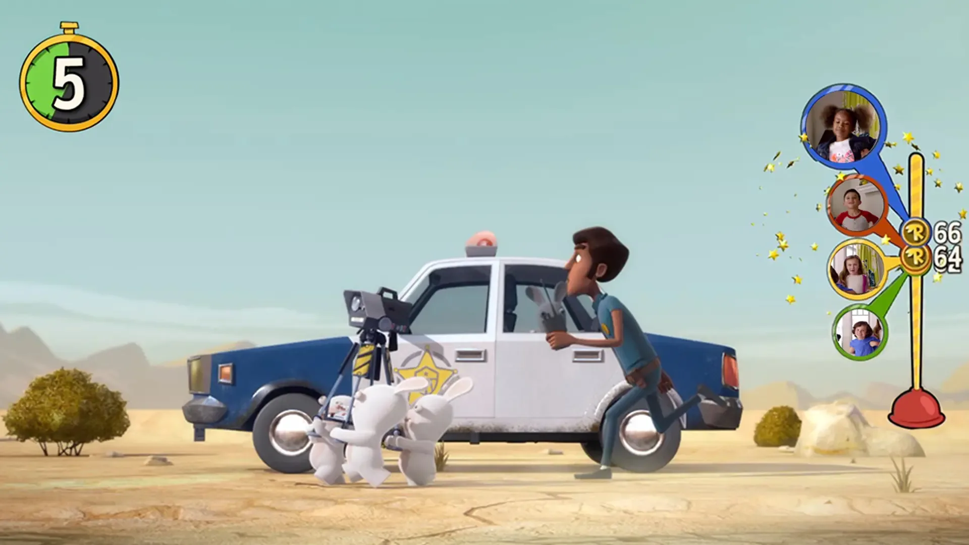 Captura de pantalla - Rabbids Invasion: The Interactive TV Show