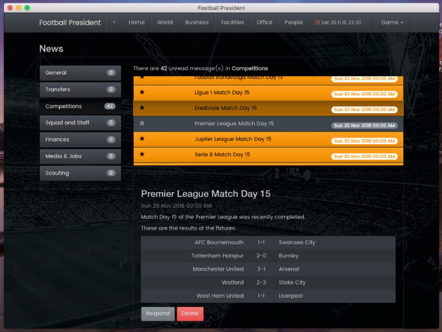 Football President - Screenshot