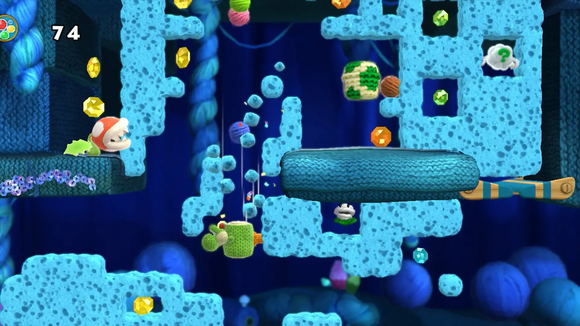 Captura de pantalla - Yoshi's Woolly World
