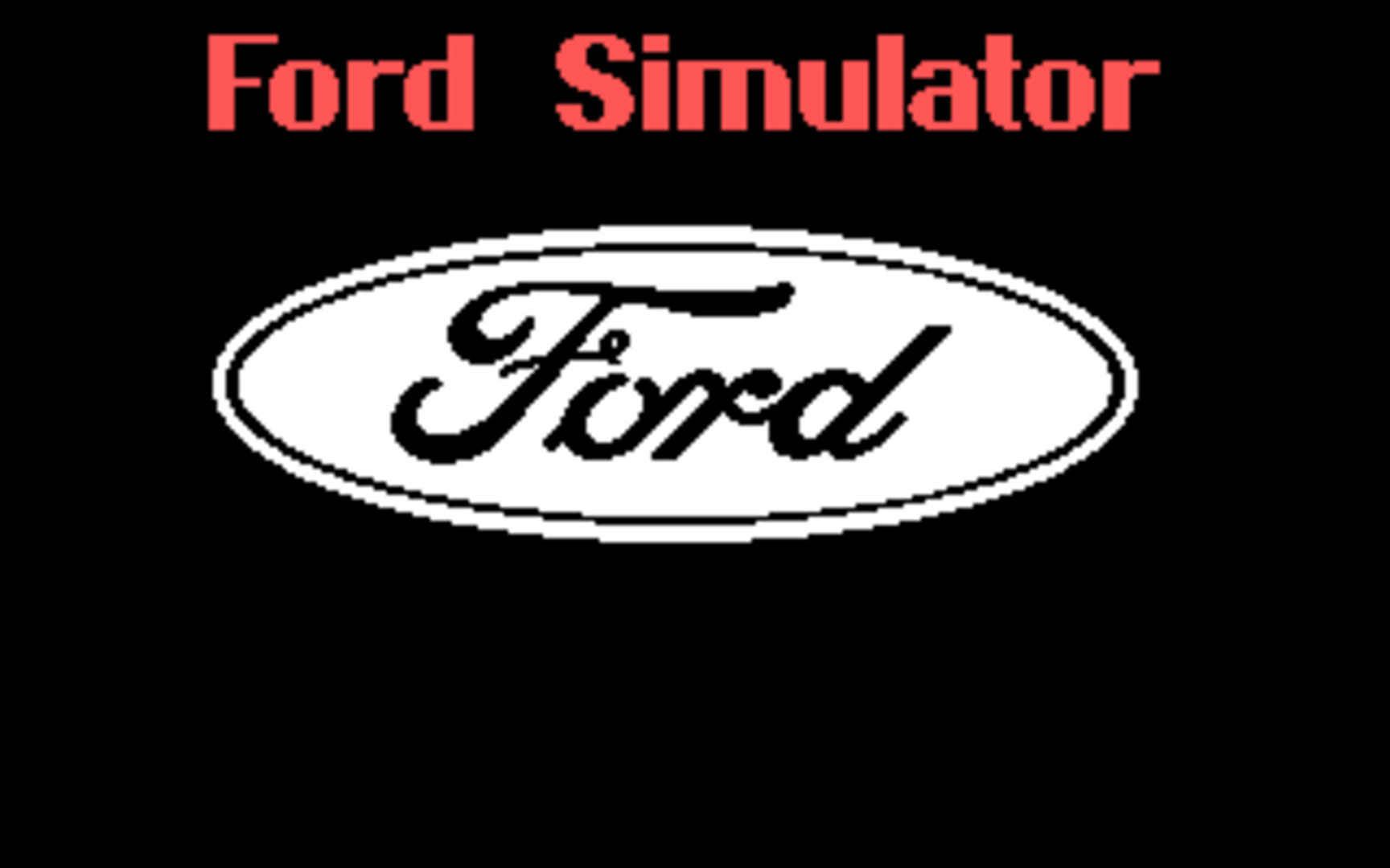 The Ford Simulator Cover