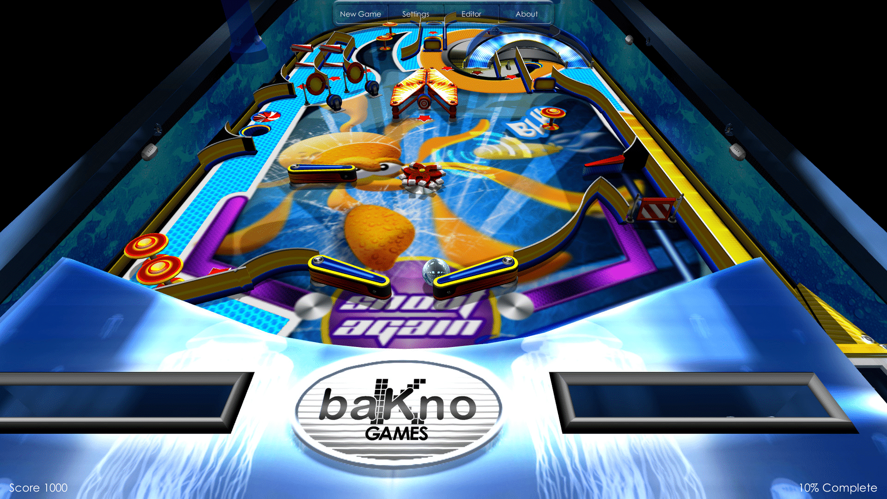 Pinball screenshot