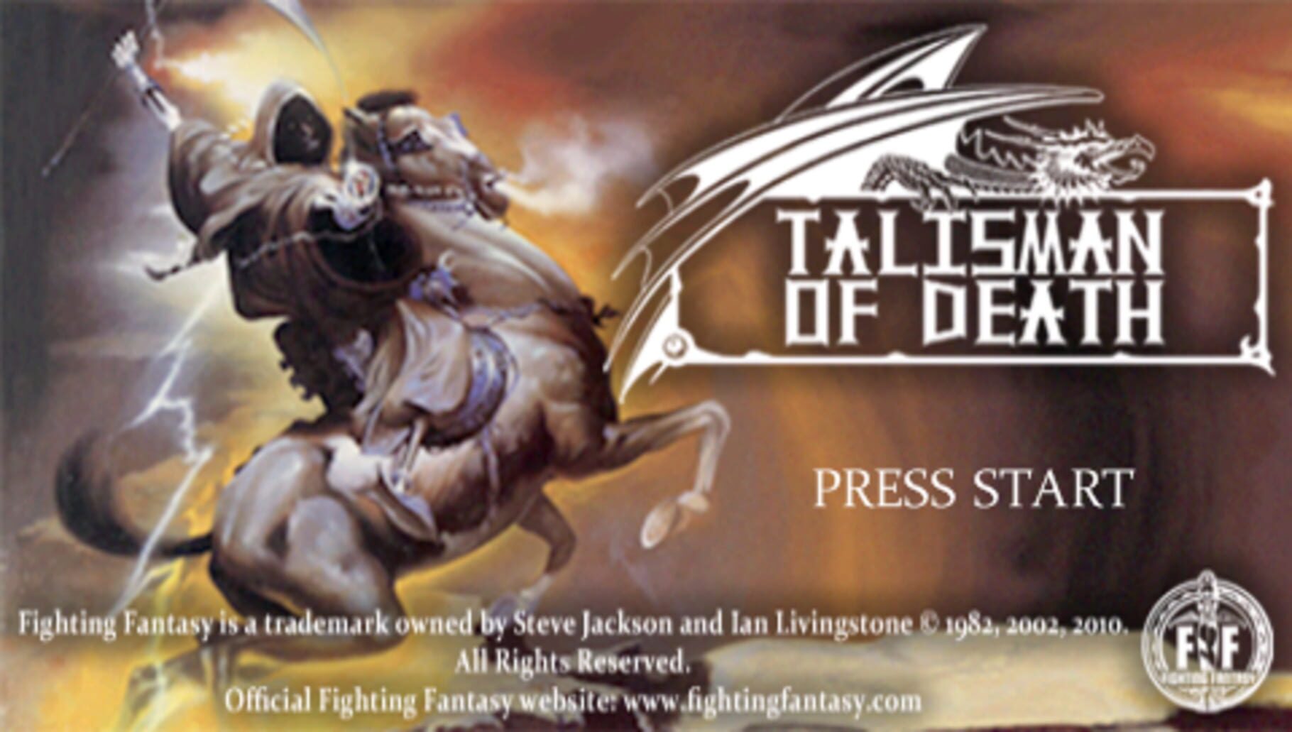 Captura de pantalla - Fighting Fantasy: The Talisman of Death