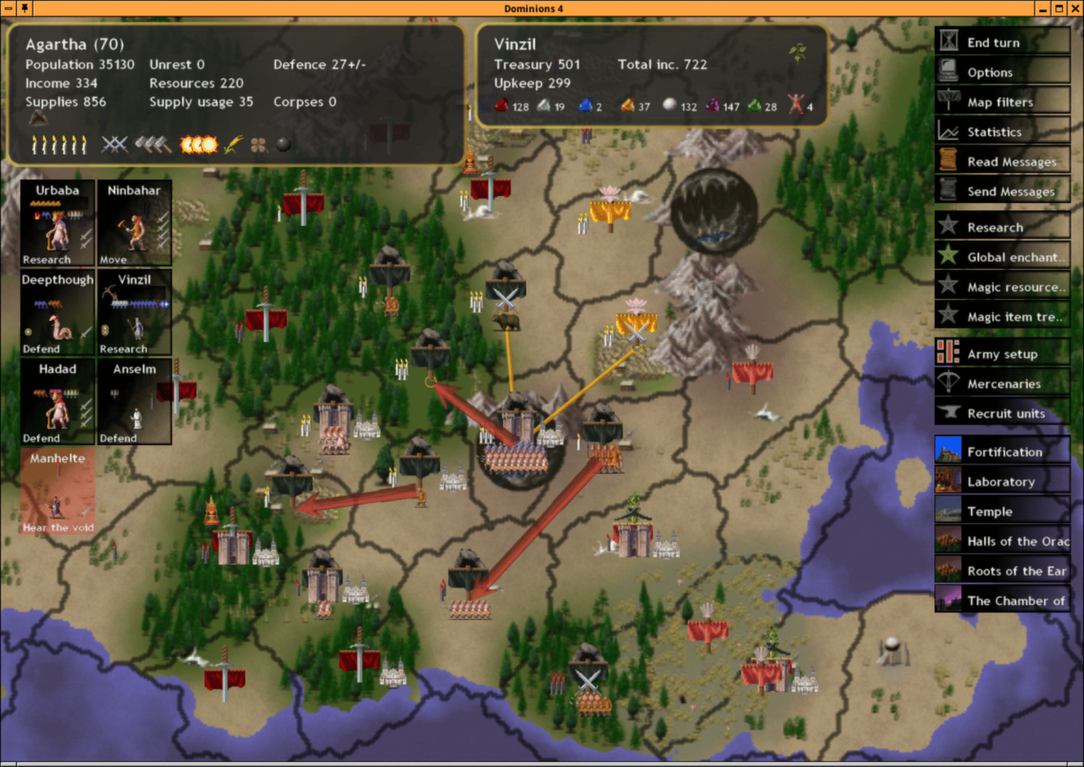 Dominions 4: Thrones of Ascension screenshot