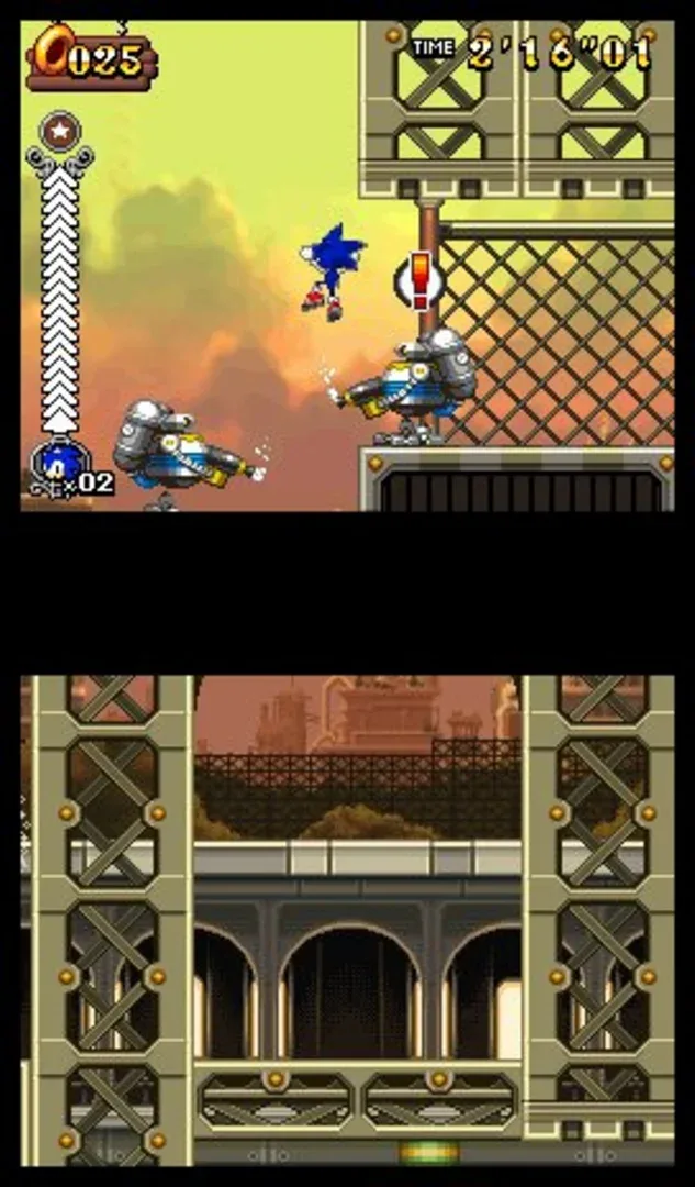 Captura de pantalla - Sonic Rush Adventure