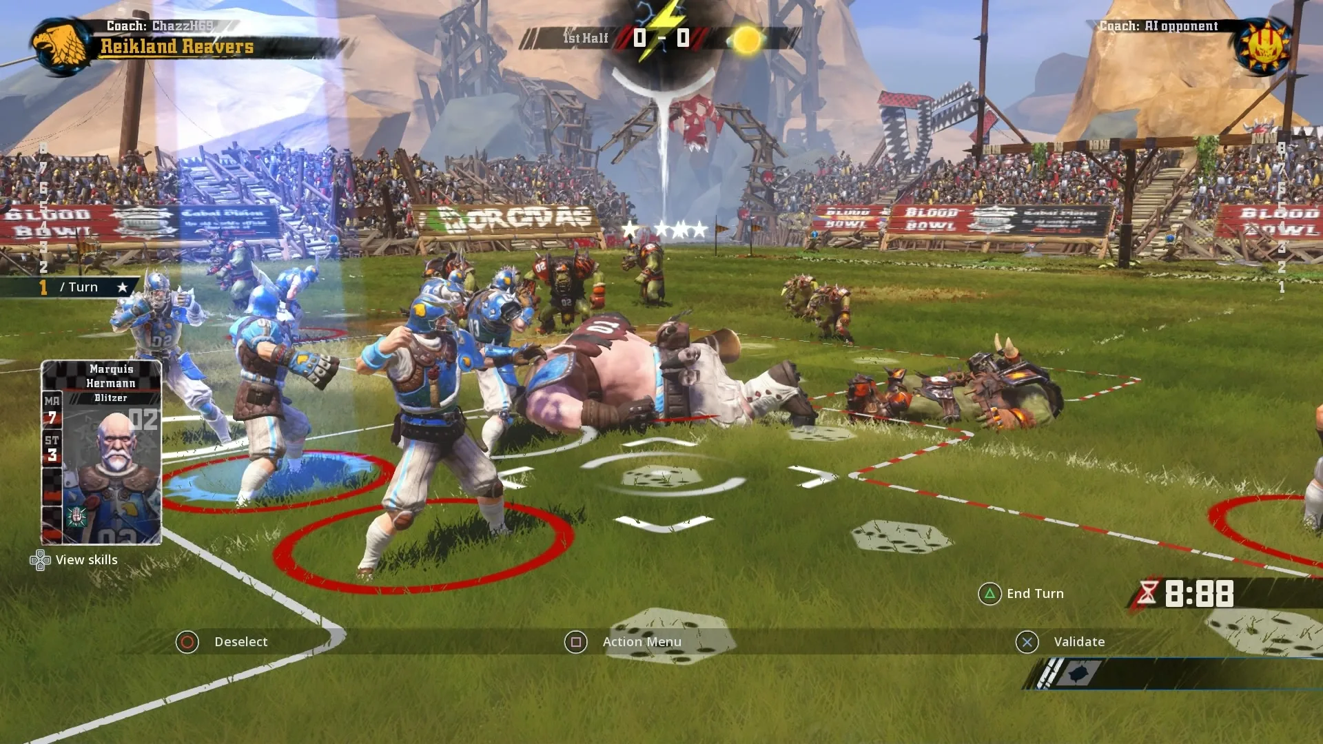 Captura de pantalla - Blood Bowl 2