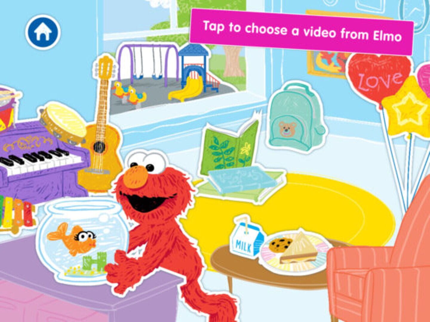 A Busy Day for Elmo: Sesame Street Video Calls - Screenshot