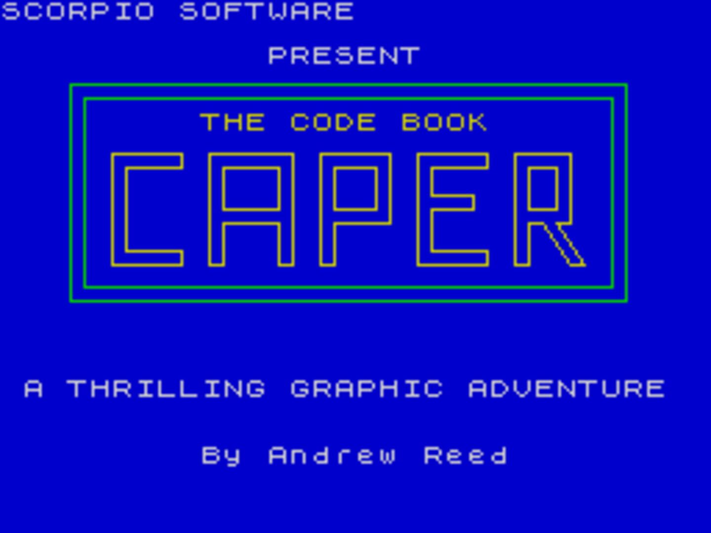 Cover image of Codebook Caper