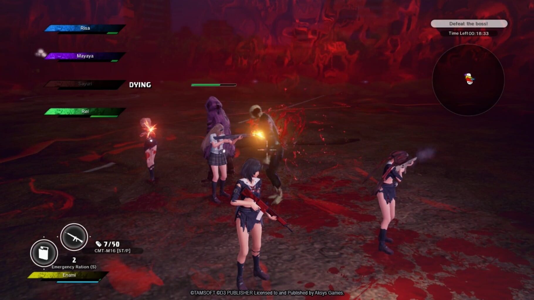 Captura de pantalla - School Girl/Zombie Hunter