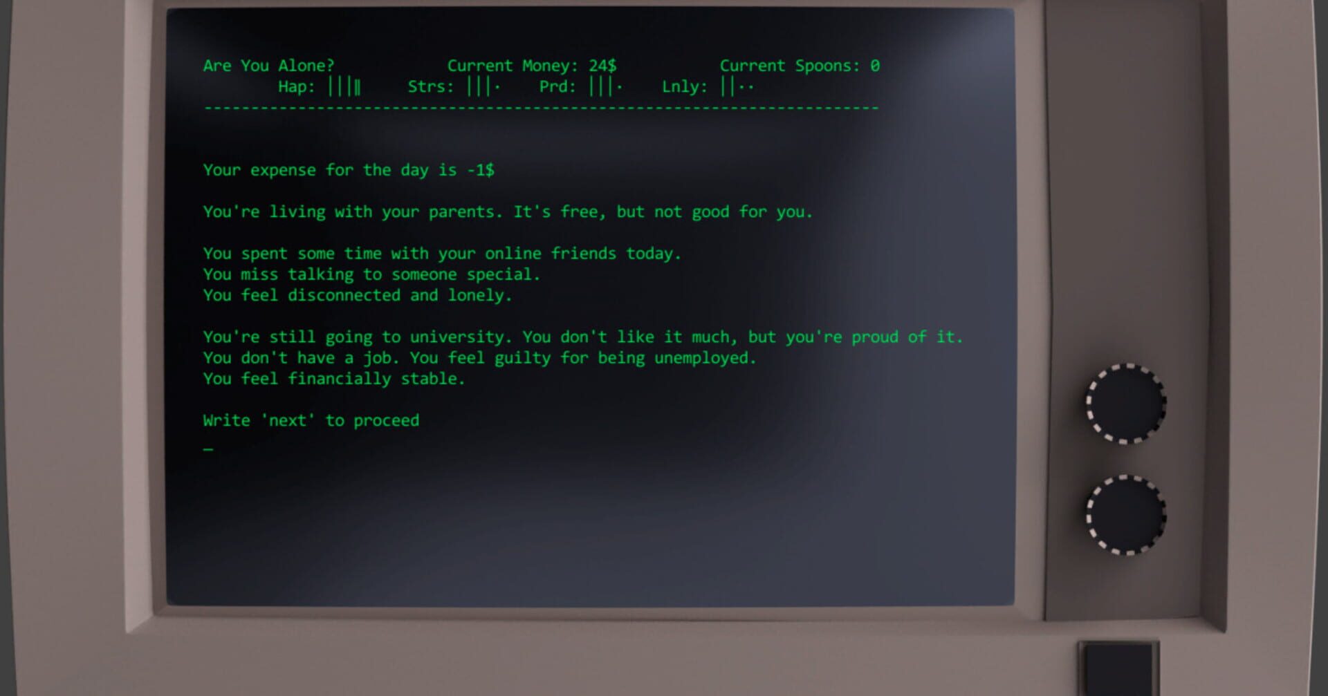 Are You Alone? - Screenshot