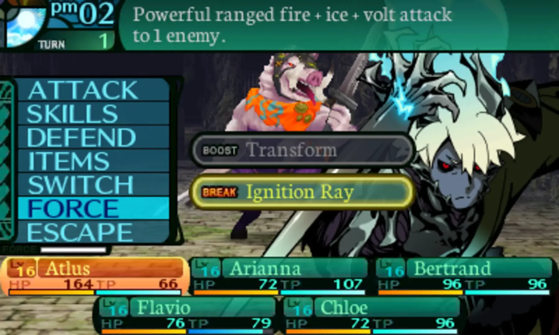 Captura de pantalla - Etrian Odyssey 2 Untold: The Fafnir Knight