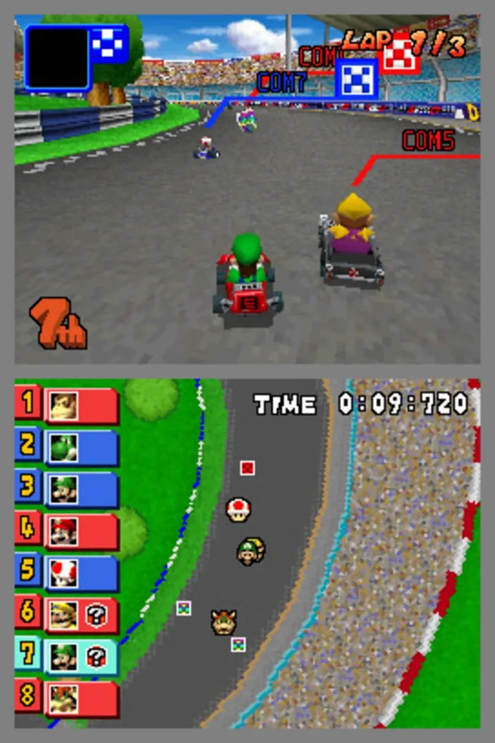Captura de pantalla - Mario Kart DS