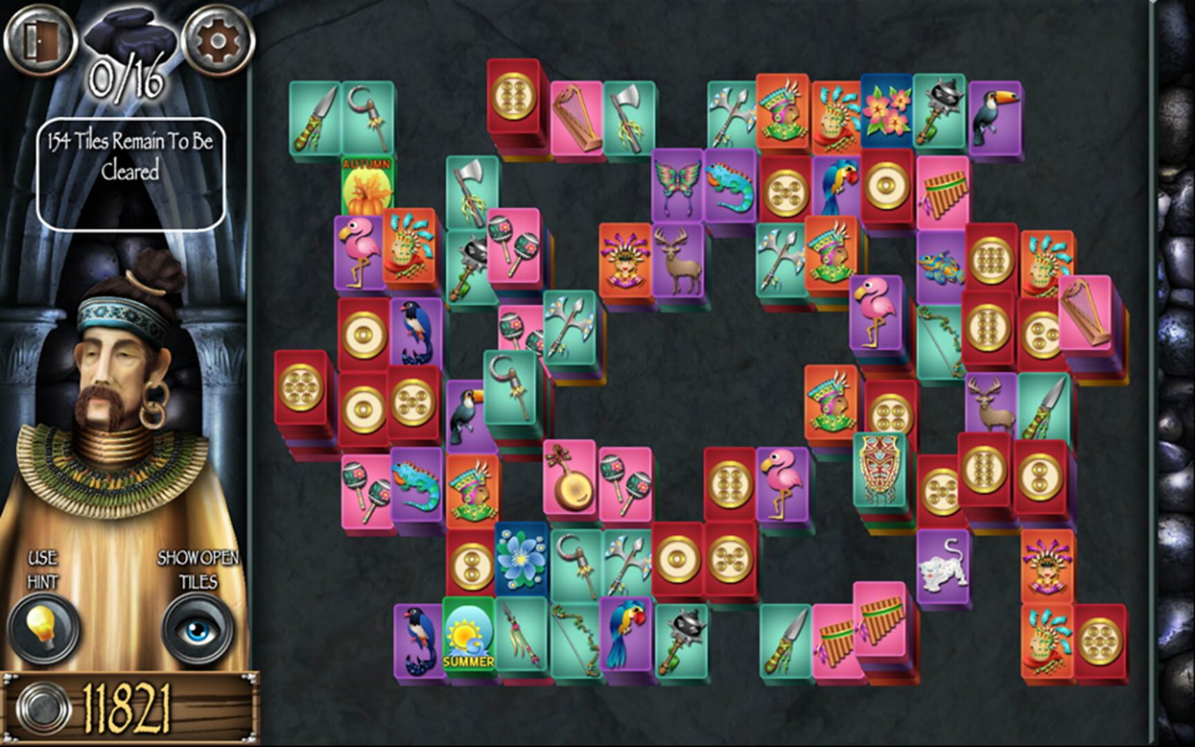 Mahjong Masters: Temple of the Ten Gods - Screenshot