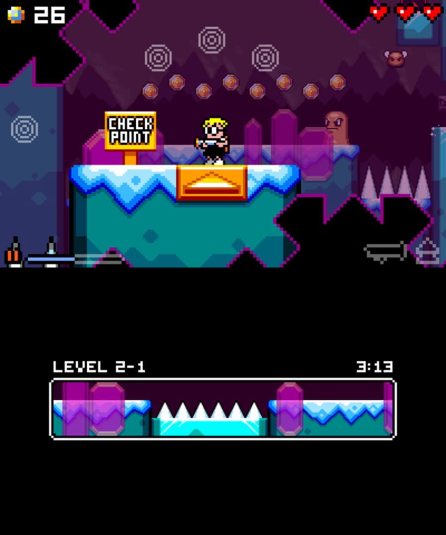 Captura de pantalla - Mutant Mudds Super Challenge