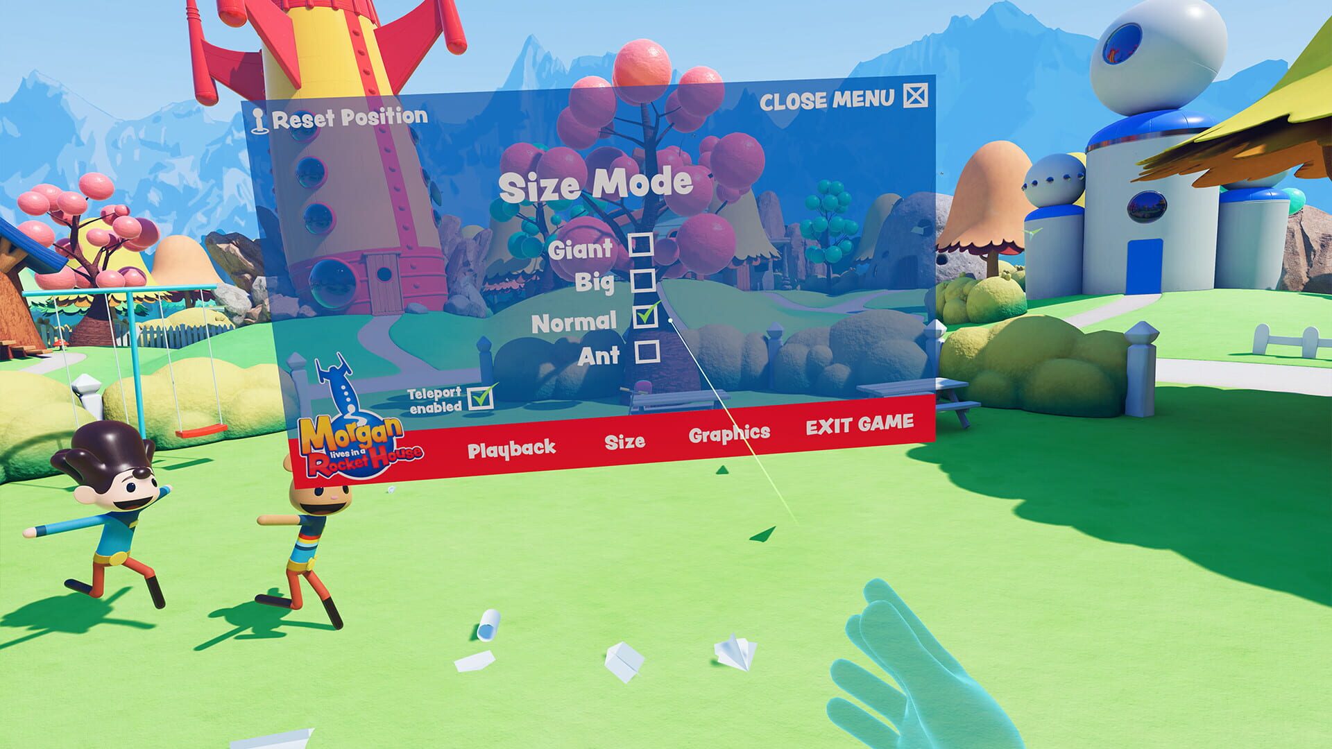 Morgan lives in a Rocket House in VR - Screenshot