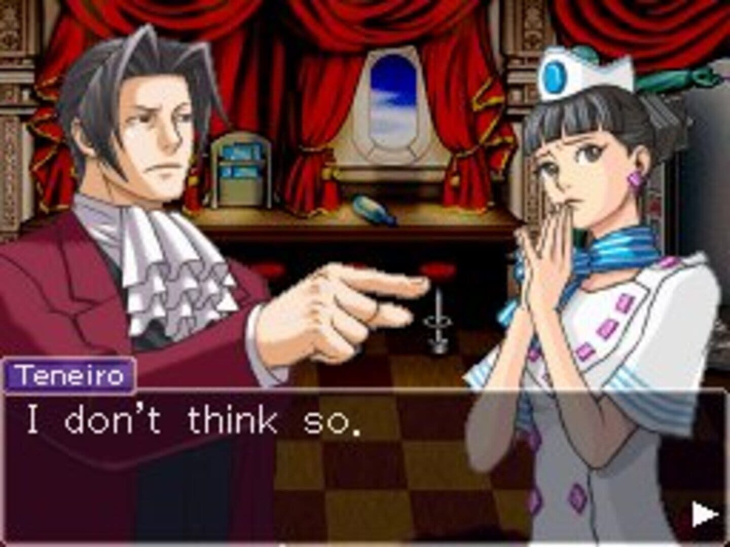 Captura de pantalla - Ace Attorney Investigations: Miles Edgeworth