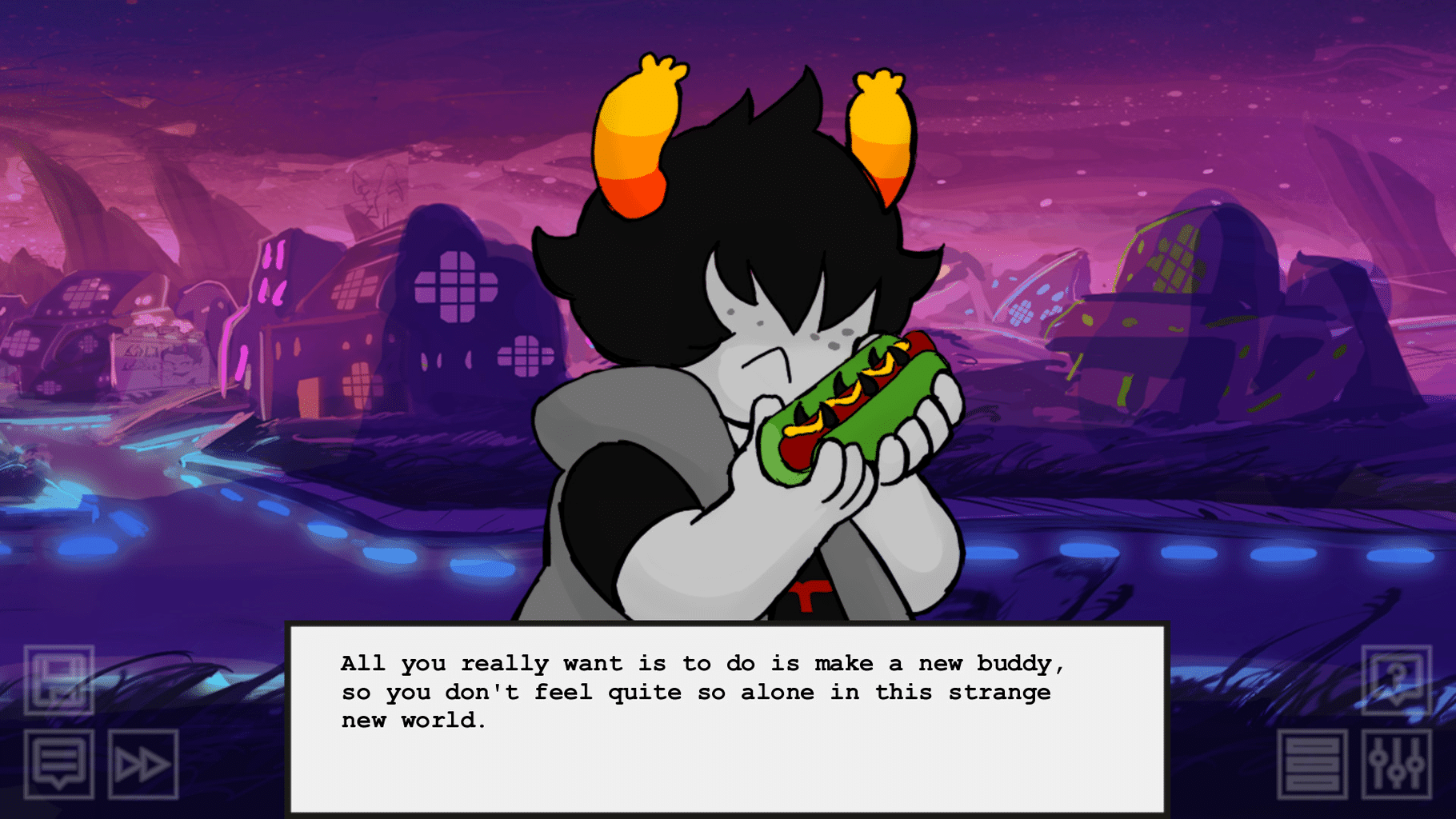 Hiveswap Friendsim screenshot