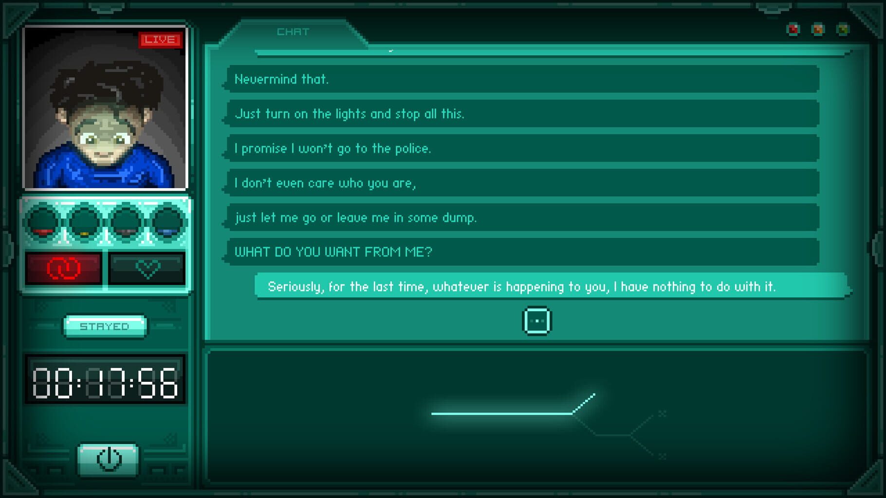 STAY: Are you there? screenshots